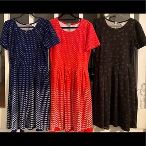 Three like new Amelia LuLaRoe dresses! XL